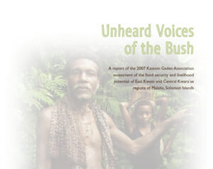 Undeard Voices from the Bush
