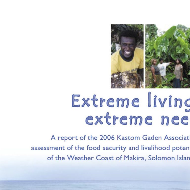 Extreme Living, Extreme Need