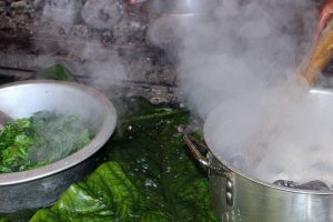 Slippery Cabbage with coconut cream