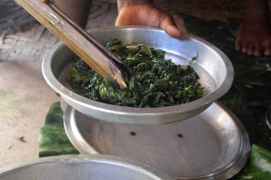 slippery cabbage coconu milk